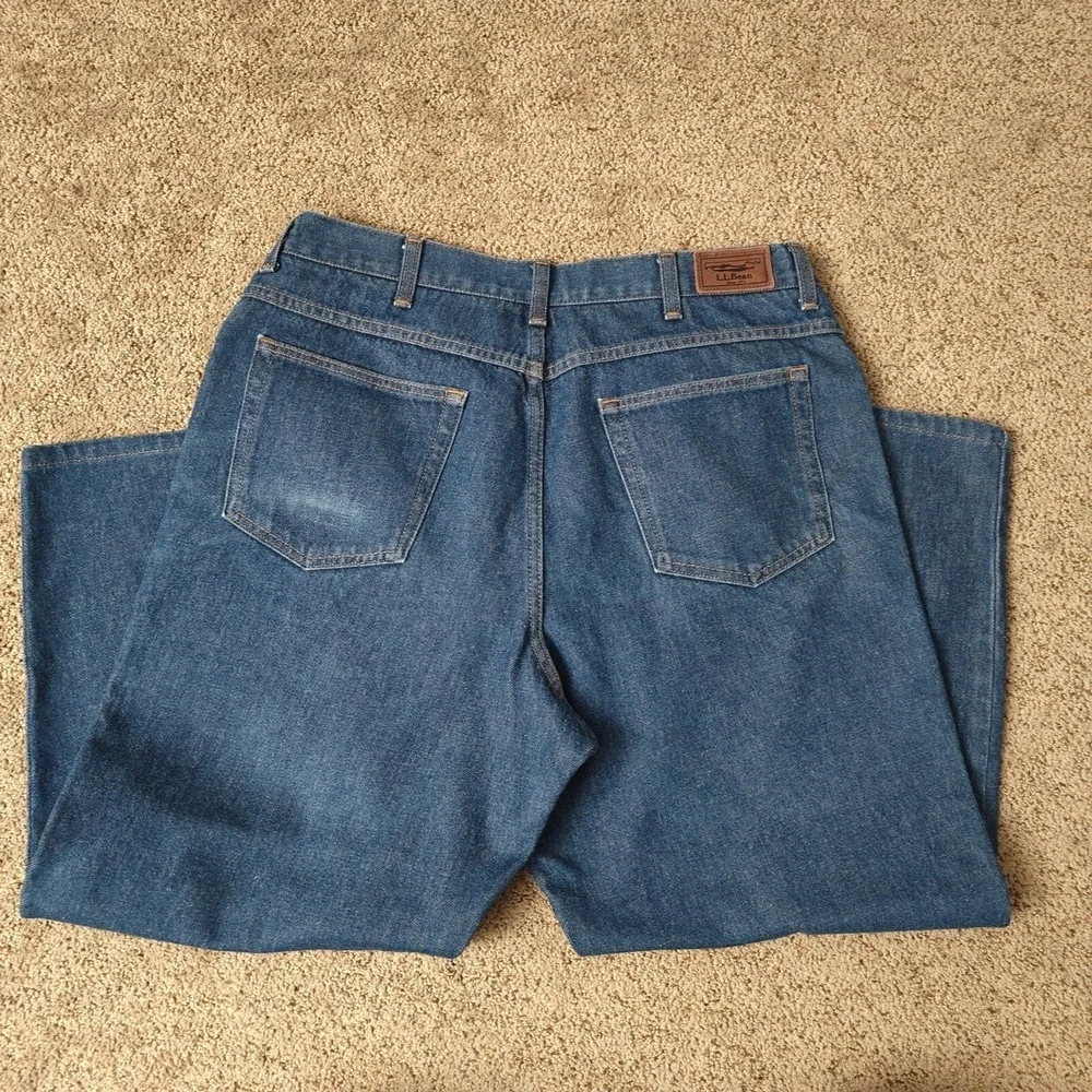 Men's L.L. Bean Natural Fit Hidden Comfort Jeans | Blue | Sz: 35 x 28‎